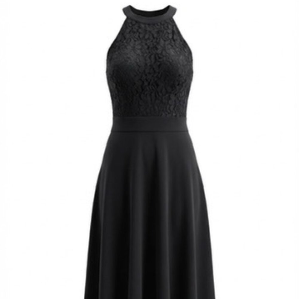 NWT Kate Kasin Womens Size Small Black Cocktail Dress